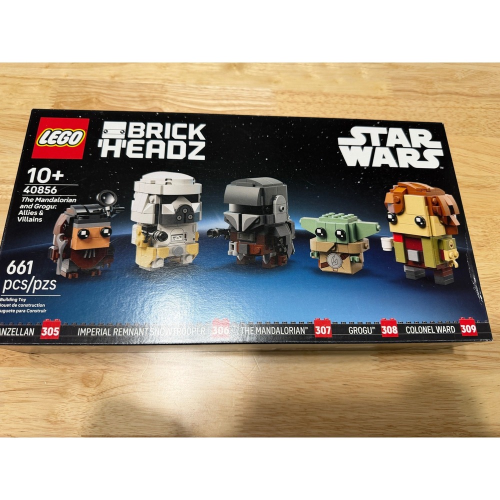 LEGO Star Wars BrickHeadz The Mandalorian and Grogu Allies Villains Set 40856
